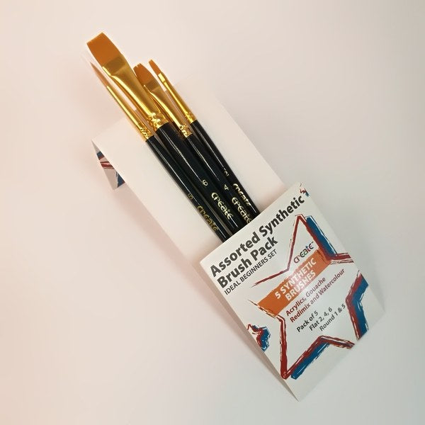 Create 5 Brush Synthetic Set