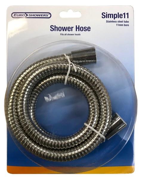 EUROSHOWERS SIMPLE 11 HOSE 175CM/6FT LONG