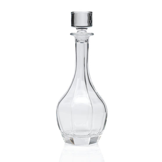 RCR Chic Tall Round Luxion Crystal Wine Decanter, 1 Litre