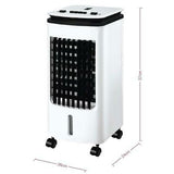 Portable Air Cooler Humidifier Oscillating Cool Fan Anti Dust