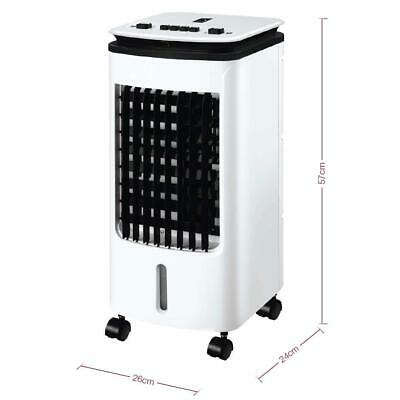 Portable Air Cooler Humidifier Oscillating Cool Fan Anti Dust