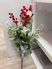 Christmas Flower With Santa