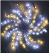 Warm White-White Spinner Light