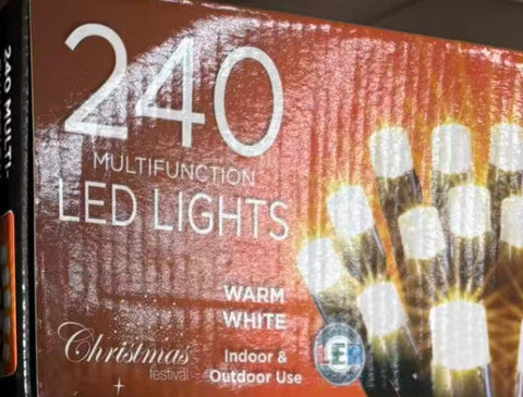 240 Multi Function Christmas Lights