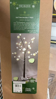 Winterland Rattan Bauble Tree