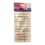 Dosco 24 pack Wooden Clothes Pegs