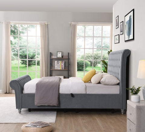 Kilkenny Grey Side Gas-Lift Bed