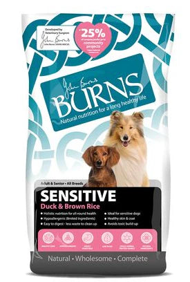 Burns Sensitive Duck & Brown Rice 2kg