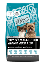 Burns Toy & Small Breed Original Chicken & Rice 2kg