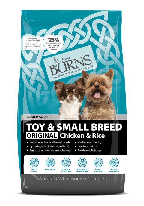 Burns Toy & Small Breed Original Chicken & Rice 2kg