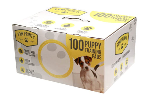 Paw Prints 100 Training Puppy Pads