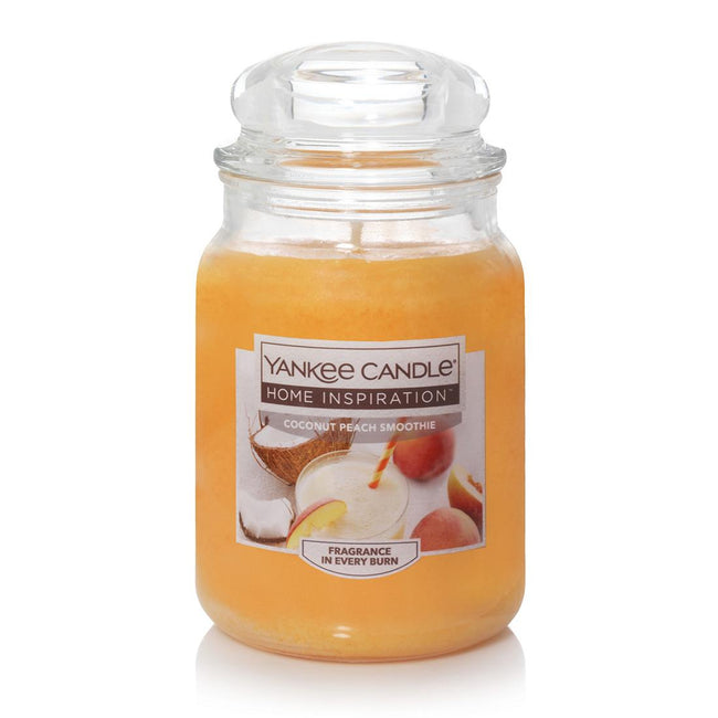 Yankee Candle Coconut Peach Smoothie Scented 19oz 538g