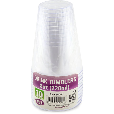 PPS 220ml Drink Tumblers 10PCS