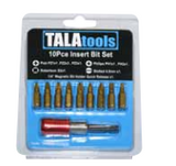 Tala 10pce Insert Bit Set