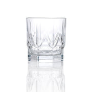 RCR Chic Luxion Crystal Whisky Tumbler Glasses, 350 ml Set of 6