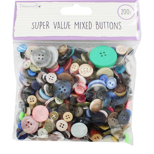 Dovecraft Essentials Mixed Buttons