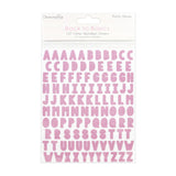 Dovecraft Back to Basics Pretty Petals - Card Craft Decorative Alphabet Stickers