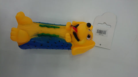 Squeaky Plastic Hotdog Toy