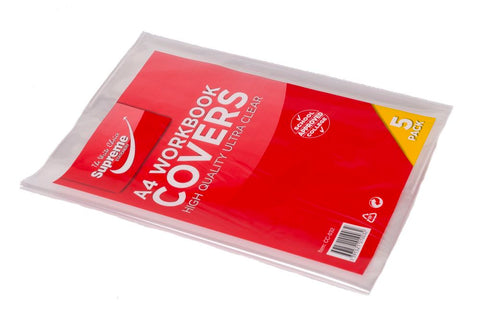 A4 Workbook Covers 5 Pack