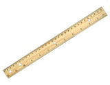 12" / 30 cm Wooden Ruler