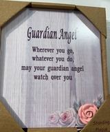 Guardian Angel Standing Plaque