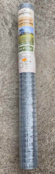 Grass Roots 25mm Cage & Aviary Fencing 6m*0.9m