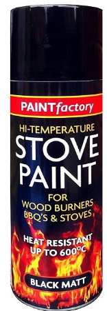 PAINT FACTORY BLACK MATT 400ML/220G