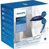 Philips Water Filter Pitcher & 1 Filter Cartridge, Microfiltration System - Blue
