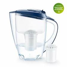 Philips Water Filter Pitcher & 1 Filter Cartridge, Microfiltration System - Blue