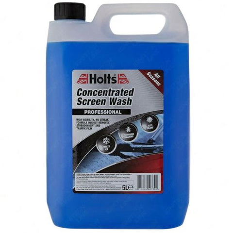 Holts All Seasons Windscreen Screen Wash High Power Concentrate 5L