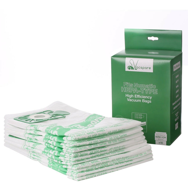 VACSPARE HEPAFLO 5 Layer Microfibre Dust Bags Vacuum cleaner bag (pack of 10)