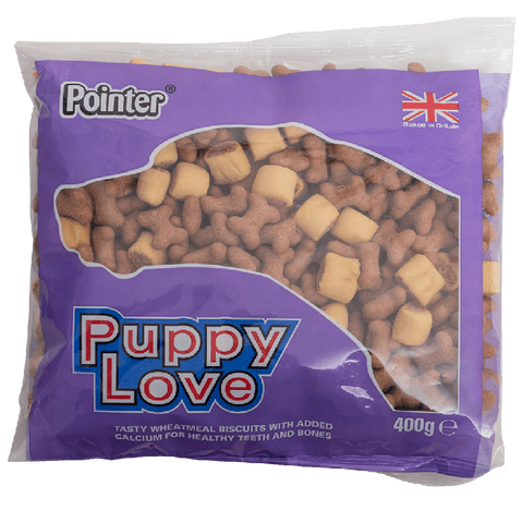 Pointer Puppy Love Biscuit Treats 400g