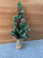 60cm Christmas Tree with Berries and Cone