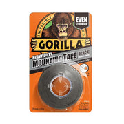 Gorilla Black Double-sided Mounting Tape (L)1.5m (W)25.4mm