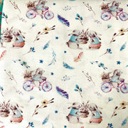 Ivory rabbit fabric