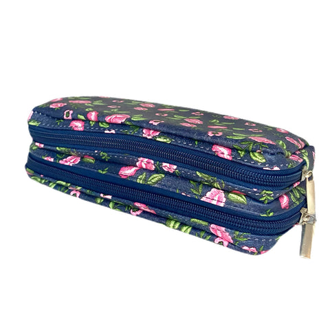 Supreme Pencil Case Floral Navy