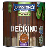 Johnstones Woodcare Stain For Decking - Country Cedar