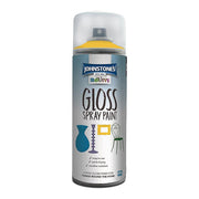 Johnstones Revive Gloss Spray Paint 400ml Banana Yellow