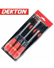 3Pc Electricians Screwdriver Set Tool Electrical Flat & Phillips