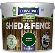 JOHNSTONE'S WOODCARE ONE COAT SHED AND FENCE  -  Forest Green