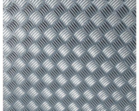 d-c-fix Sticky Back Plastic Self Adhesive Chequer-plate Silver