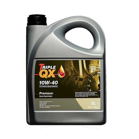 TRIPLE QX Semi Syn Engine Oil 10W-40 - 5Ltr