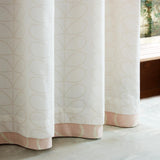 Orla Kiely House Linear Stem Pink Eyelet Curtains