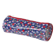 SUPREME ROUND PENCIL CASE BLUE FLOWER