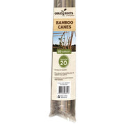 GRASS ROOTS Bamboo Canes Natural 60cm 20Pk