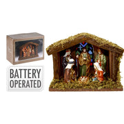 Nativity scene with 6 figures