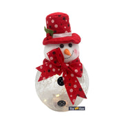 Christmas Crackle LED Snowman