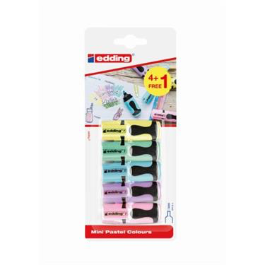 Mini Highlighter 4+1 Pastel