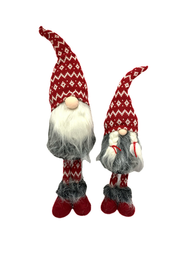 Christmas Standing Gnome Santa Small