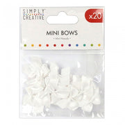 SC Mini Bows - White